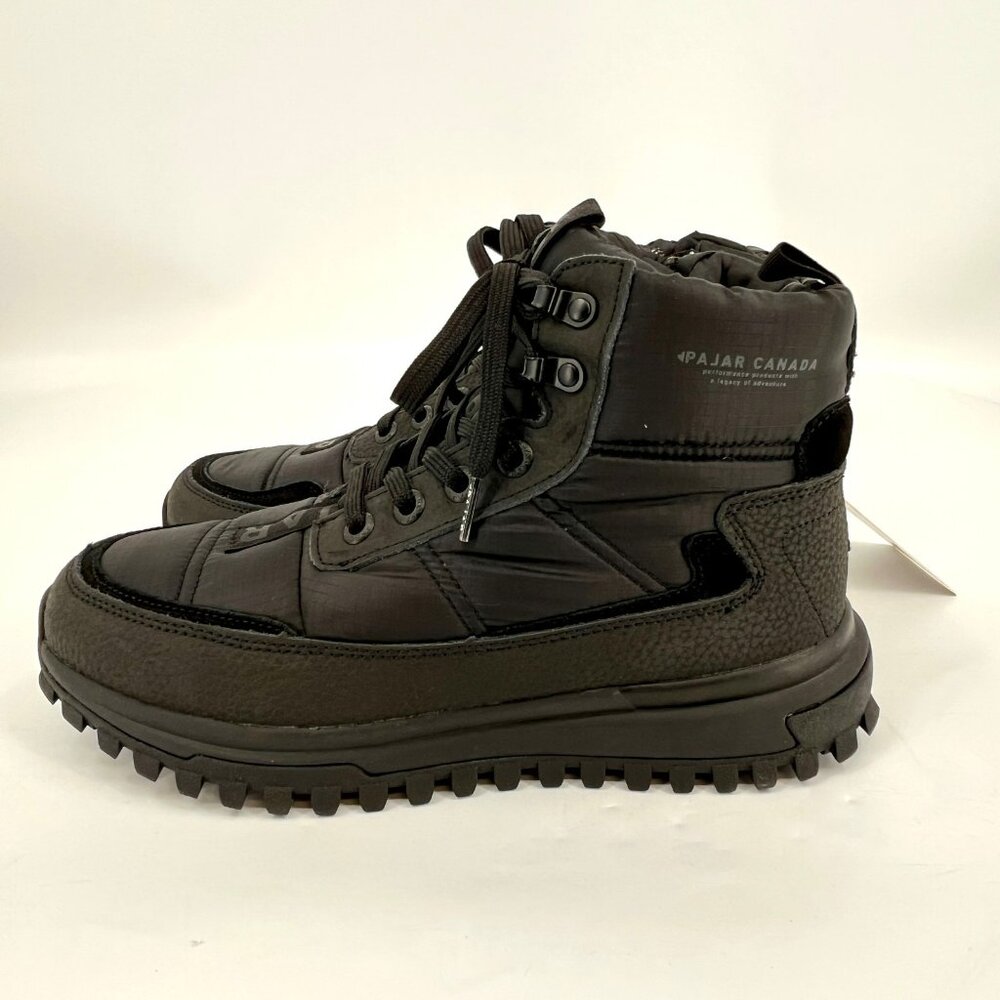 Pajar Fero 2.0 Boot Size 9.5M Black Waterproof Nylon Leather Winter Snow Boot - Picture 4 of 16